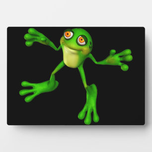 Cute Green Froggy Plaque