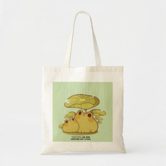 Cute Green Frogs Tote Bag
