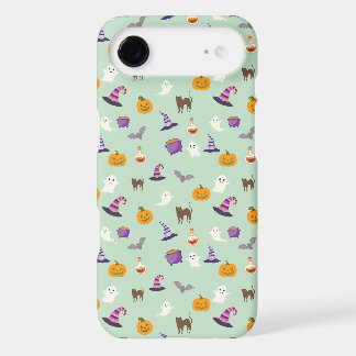 Cute green Halloween Seamless Pattern - Spooky