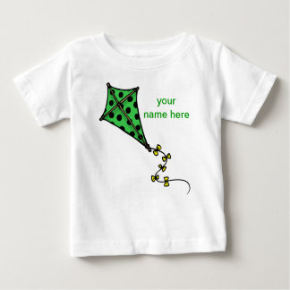 Cute Green Kite Toddler Long Sleeves Baby T-Shirt