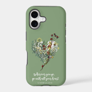 Cute Green Lady Bug Inspirational Adventure Quote 
