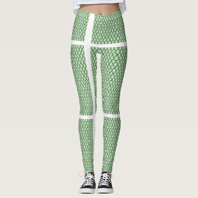 Cute Green Leggings (Front)