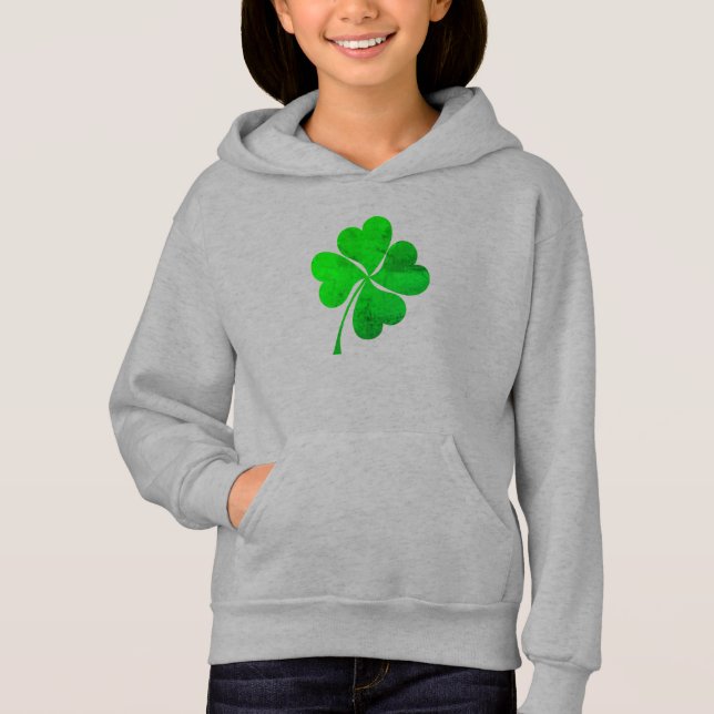 Cute Green Lucky Clover St. Patrick's Day  (Front)
