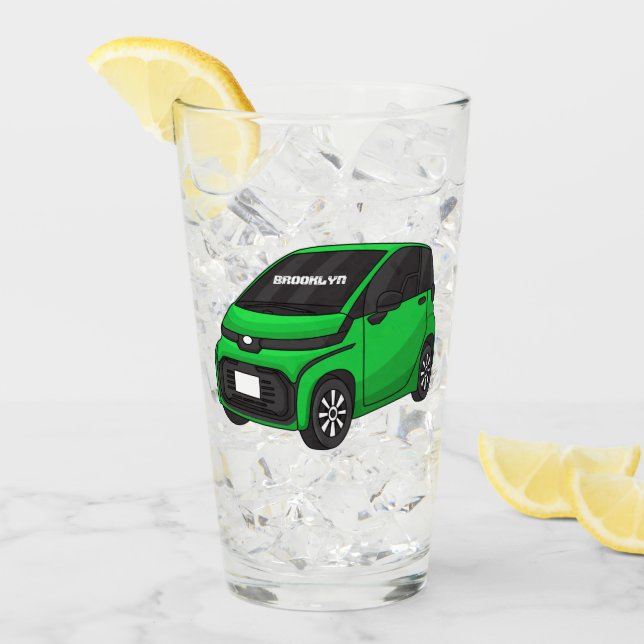 Cute green micro sized car glass (Front Ice)