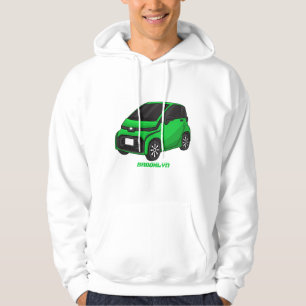 Cute green micro sized car hoodie