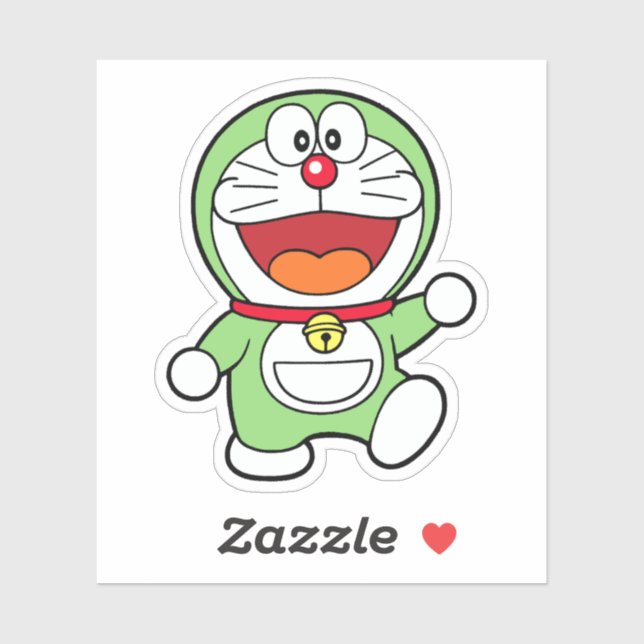 Cute Green Mini Doraemon Anime (Sheet)