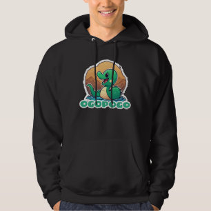Cute Green Ogopogo the Okanagan Lake Monster Hoodie