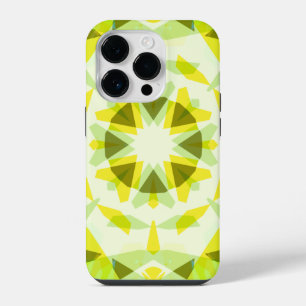 Cute Green Pretty Bright Yellow Magic Star Girl iPhone 14 Pro Case