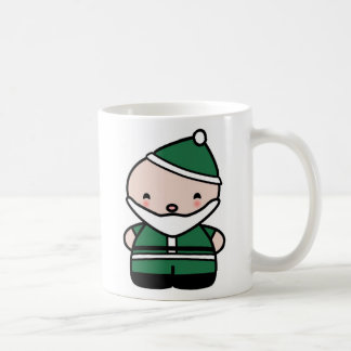 Cute Green Santa Mug- My Very First Christmas Coffee Mug