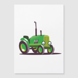Cute Green Tractor