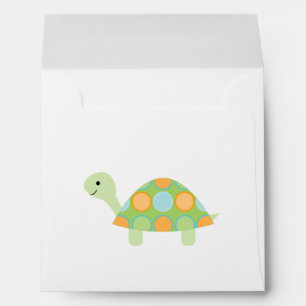 Cute Green Turtle Envelopes