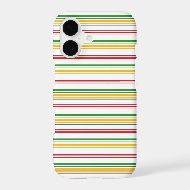 Cute green yellow stripes (Back)