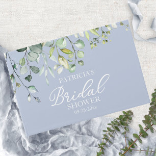 Cute Greenery Eucalyptus Bridal Shower Guest Book