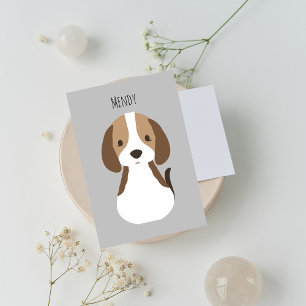 Cute grey dog pattern  car air freshener