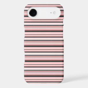 Cute grey pink stripes