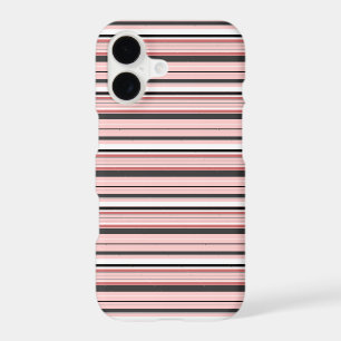 Cute grey pink stripes