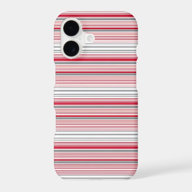 Cute grey red stripes (Back)