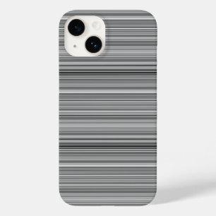 Cute grey stripes Case-Mate iPhone 14 case