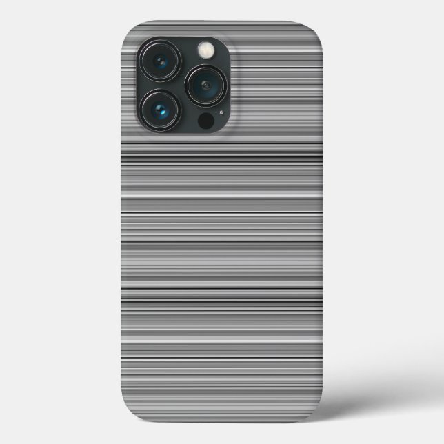 Cute grey stripes Case-Mate iPhone case (Back)