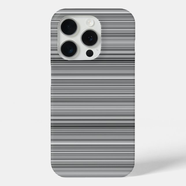 Cute grey stripes Case-Mate iPhone case (Back)