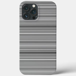 Cute grey stripes iPhone 13 pro max case