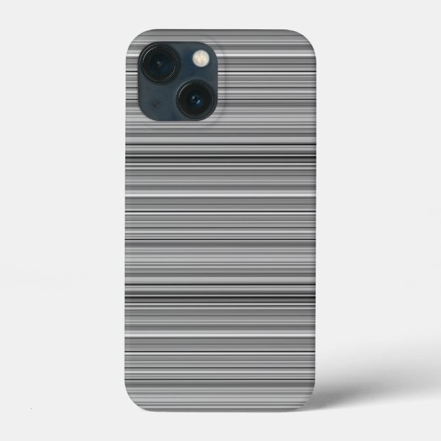 Cute grey stripes Case-Mate iPhone case (Back)
