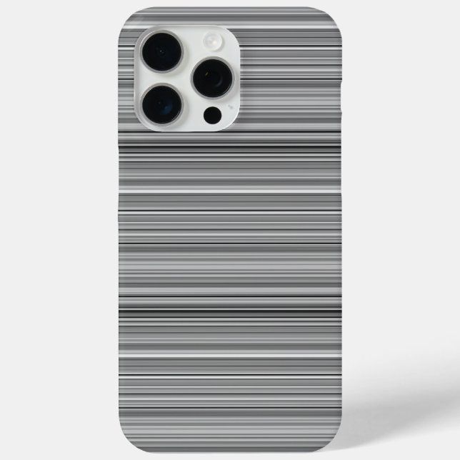 Cute grey stripes Case-Mate iPhone case (Back)