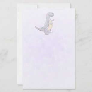 Cute Grey Tyrannosaurus Rex Dinosaur Toy Stationery