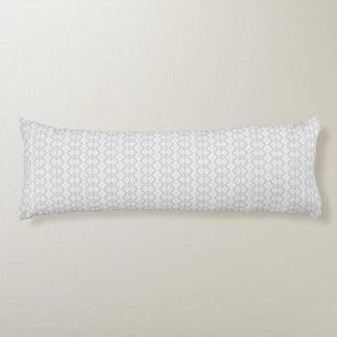 Cute grey zigzag pattern body cushion