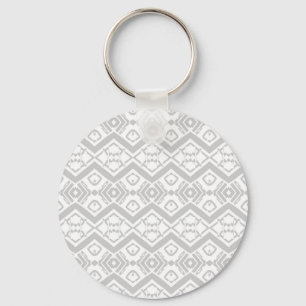 Cute grey zigzag pattern  mug key ring