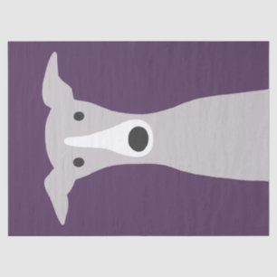 Cute Greyhound, Italian Greyhound or Whippet Dog Tissue Paper