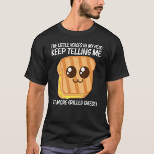 Cute Grilled Cheese For Men Women Toast Bread T-Shirt