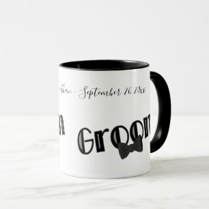 Cute Groom Personalised Wedding Mug
