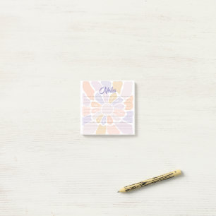Cute Groovy Pastel Daisy Floral Post-It Notes