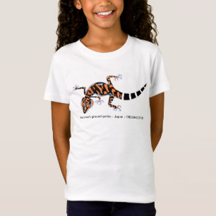 Cute Ground GECKO - Endangered animal-Nature Girls T-Shirt