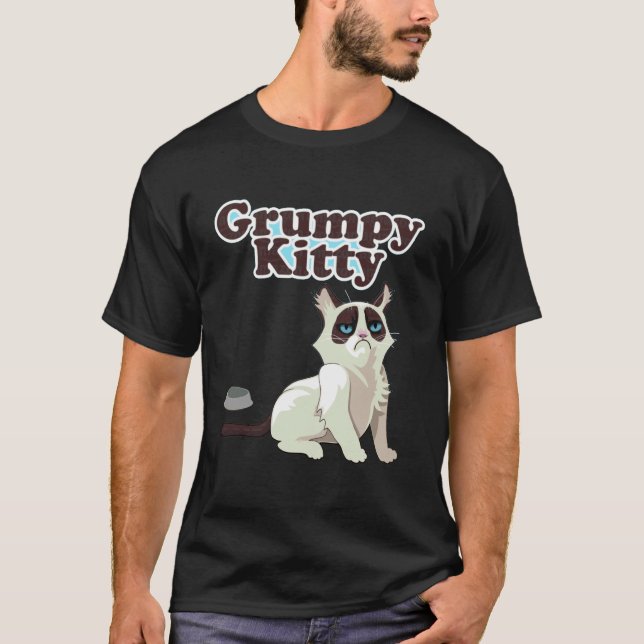Cute Grumpy Kitty CAT Lives Matter Apparel T-Shirt (Front)