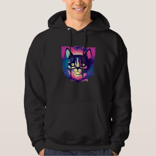 Cute Grunge Kitty Cat Animal  Kitty Cat Hoodie