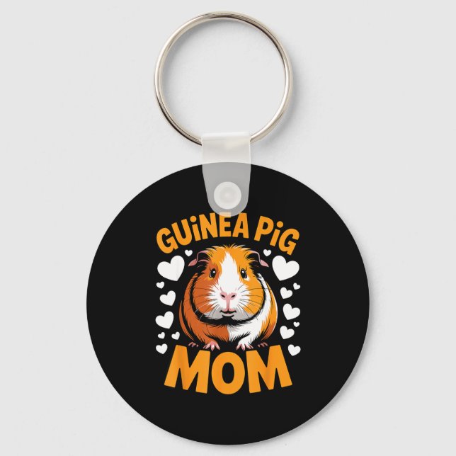 Cute Guinea G Art For Women Girl Adult Guinea G Lo Key Ring (Front)