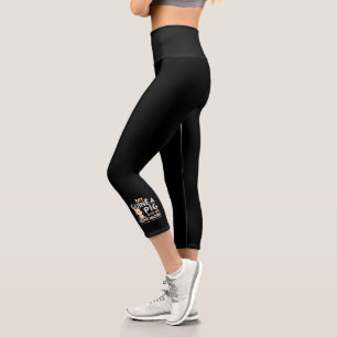 Cute Guinea Pig Ate My Homework Capri Leggings