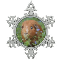 Cute Guinea pig christmas ornament pet cavy cavies