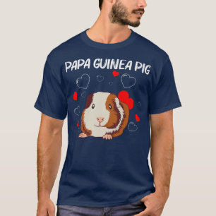 Cute Guinea Pig Design For Men Boys Guinea Pig Rod T-Shirt