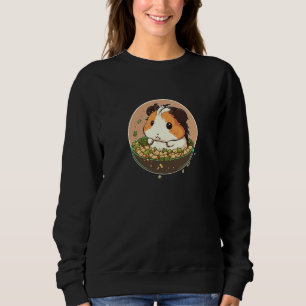 Cute Guinea Pig Devours Tofu Salad Sweatshirt
