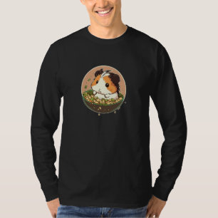 Cute Guinea Pig Devours Tofu Salad T-Shirt