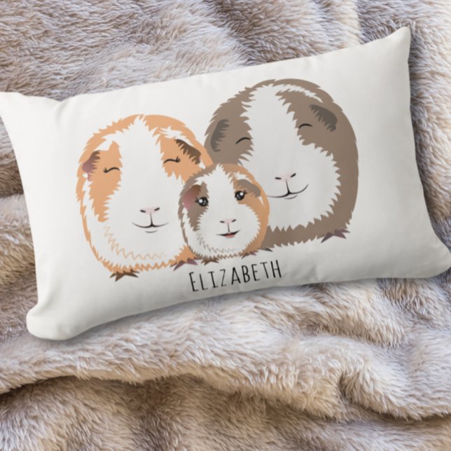 Cute Guinea Pig Family Pillow (Creator Uploaded)