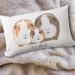 Cute Guinea Pig Family Pillow