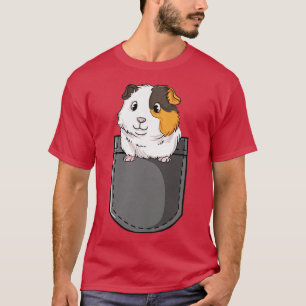 Cute Guinea Pig Gift For Girls & Boys Pocket Guin T-Shirt