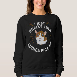 Cute Guinea Pig Guinea Pig  Owner Sweatshirt