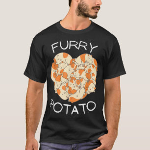 Cute Guinea Pig Heart Furry Potato Lover754 T-Shirt
