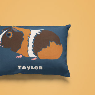 Cute Guinea Pig Illustration Personalised Decorative Cushion