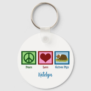 Cute Guinea Pig Key Ring